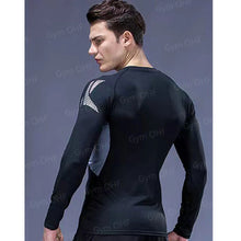 Load image into Gallery viewer, Gym Fitness T Shirt Men's Short Sleeve Summer Boxing Jersey Legging Men Rashguard Compression Pants Quick Dry Tight T-Shirts Men
