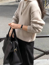 Load image into Gallery viewer, Wool Knitted Casual Pullover Sweater
