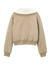 Load image into Gallery viewer, Reversible Fleece Streetwear Winter Jacket
