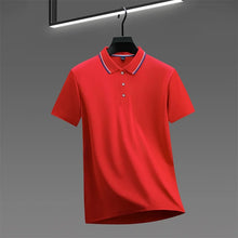 Load image into Gallery viewer, Men's Casual Solid Color Short Sleeve Polo Shirt 2025 Summer Fashionable Comfortable Versatile Top for Men
