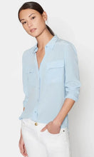 Load image into Gallery viewer, Women Real Silk Shirts Classic Double Pockets Solid Color Casual Fashion Long Sleeve Thin Shirt Blouses Tees
