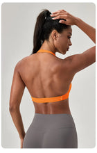 Load image into Gallery viewer, YOGA Naked Feeling Strappy Padded Sports Bras for Women - Fitness Workout Top Criss Cross Back Yoga sports Bras No steel ring
