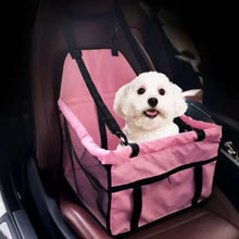 Load image into Gallery viewer, Dog Car Seat Cover Foldable Hammock Pet Harness Cat Bag Basket Stable and Foldable Travel Pet Dog and Cat Safety Car Seat
