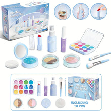 Load image into Gallery viewer, Children's Makeup Toy Set Simulated Beauty Makeup Box Set No Smearing No Liquid 10 Piece Non-toxic Set (Non Real Makeup)
