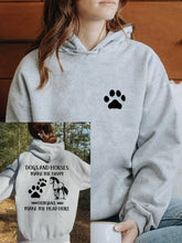 Load image into Gallery viewer, Animal Print Drawstring Cotton Hoodie
