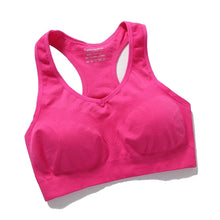 Load image into Gallery viewer, Women Sports Bra Top Push Up Fitness Bra Underwear Sport Tops Breathable Running Vest Gym Active Bras Seamless Yoga Bra
