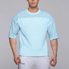 Load image into Gallery viewer, 2023 Summer Gym T-Shirts fitness Oversized Breathable Men T Shirt High Quality Bodybuilding Men Clothes Top Tee
