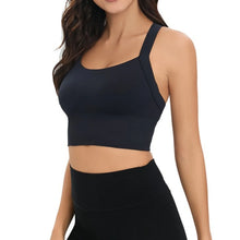 Load image into Gallery viewer, Sports and Beautiful Back Bra Set, Cross-Back Sports Bra, No Chest Pad, Adjustable Size, and Can Be Worn Inside Normally
