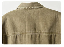 Load image into Gallery viewer, Vintage Cotton Cargo Shirt Jacket
