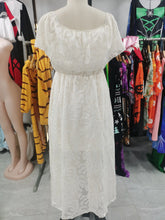 Load image into Gallery viewer, Boho Chic White Maxi Dress
