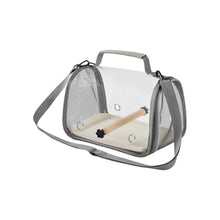 Load image into Gallery viewer, Portable Bird Travel Bag With Stand &amp; Removable Straps Breathable Design Suitable for Small Pets and Birds Parrots Hamsters

