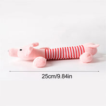 Load image into Gallery viewer, Funny Simulated Animal No Stuffing Dog Toy with Squeakers Durable Stuffingless Plush Squeaky Dog Chew Toy Crinkle Pet Squeak Toy
