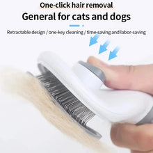 Load image into Gallery viewer, Pet Dog Brush Cat Comb Self Cleaning Pet Hair Remover Brush For Dogs Cats Grooming Tools Pets Dematting Comb Dogs Accessories
