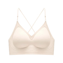 Load image into Gallery viewer, High Elastic Sports Bra 3 Ways Wearing Cross Back Wireless Padded Brassiere Breathable Invisible Yoga Fitness Workout Lingerie

