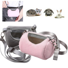 Load image into Gallery viewer, 1Pc Small Pet Backpack Hamster Carrier Bag Portable Cylinder Satchel Flying Squirrel Travel Breathable Mesh Pouch Pet Supplies
