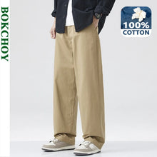 Load image into Gallery viewer, Retro Cotton Straight Casual Pants
