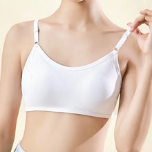Load image into Gallery viewer, Cotton Sports Training Bras Casual Back Buckle Teenage Lingerie No Steel Rings Sports Bra Elastic Breathable Student Underwear
