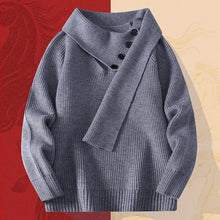 Load image into Gallery viewer, Fashion Men's Solid Color Sweaters Autumn Winter Casual Knitted Pullovers Youth High Streetwear Classic Top Sweatshirts Clothing
