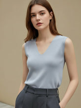 Load image into Gallery viewer, 2026 Summer Knitted Women Tank Tops Trendy Thin Tops Basic V-neck Tees Sleeveless Tops Casual Tank Tops For Women

