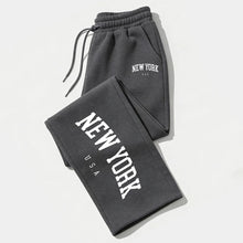 Load image into Gallery viewer, NEW YORK Printed Jogger Pants for Men &amp; Women High Quality Breathable Sweatpants for Running Casual Wear
