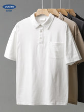 Load image into Gallery viewer, Heavyweight Cotton Pocket Summer Polo
