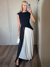 Load image into Gallery viewer, Irregular Skirt for Women Spring Summer New Elegant Street Style Skirt Women's Fashion Loose Ruched Draped Side Split Maxi Skirt
