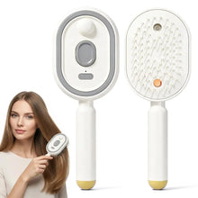 Load image into Gallery viewer, Rechargeable Hairs Massage Brush 3-in-1 Electric Spray Air Cushion Massage Comb for Frizzy Hair Scalp Care Relieve Hair Tangles
