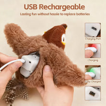 Load image into Gallery viewer, Rechargeable Chirping Bird Cat Toy
