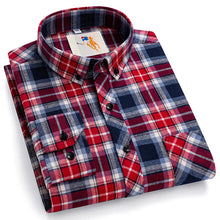 Load image into Gallery viewer, Classic Cotton Plaid Casual Shirt
