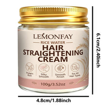 Load image into Gallery viewer, Hair Straightening Cream Smoothing Frizz Control Nourishing Repair Damaged Silky Hair Care Treatment
