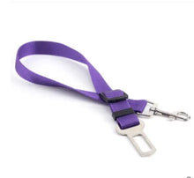 Load image into Gallery viewer, Pet Dog Car Adjustable Safety Belt Harness Safe Lever Traction Collar Car Magic Clip Seat Belt Pet Supplie Auto Accessories
