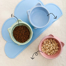 Load image into Gallery viewer, Cat Bowl Pet Accessories Ceramic Diagonal High Feet Cute Protection Cervical Spine Dog Bowl Drink Water Bowl Pet Supplies
