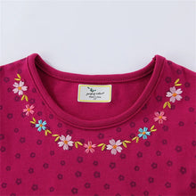 Load image into Gallery viewer, Dinosaur Embroidered Summer Girls Dress
