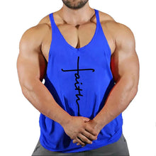 Load image into Gallery viewer, Gym Top Men T-shirts Fitness Man Clothes Muscular Bodybuilding Shirt Singlet Stringer Clothing Vest Men's Singlets Vests Tops
