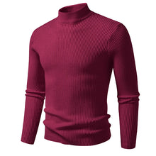 Load image into Gallery viewer, Striped Mock Neck Pullover
