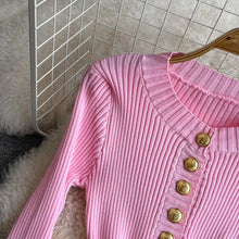 Load image into Gallery viewer, Elegant Rib Knit Pencil Dress
