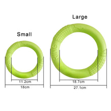 Load image into Gallery viewer, Dog Toys Pet Flying Discs EVA Dog Training Ring Puller Resistant Toys For Dogs Floating Puppy Bite Ring Toy Interactive
