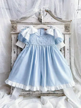 Load image into Gallery viewer, Embroidered Bow Princess Girls Dress
