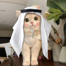 Load image into Gallery viewer, Pet Headscarf Fun Costume for Party Role Play Gathering Photo Cute Hat Pet Accessories for Small Cats Dogs Decoration Cat Hat

