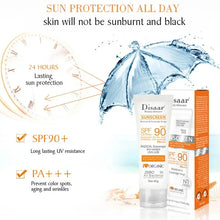 Load image into Gallery viewer, Facial Body Sunscreen Waterproof SPF 90+UV Sun Cream Sunblock Skin Protective Cream Anti Sun Facial Seaside Protection Cream
