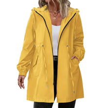 Load image into Gallery viewer, Women Trench Coat New Spring Autumn Jacket Casual Long Sleeve Hooded Mid Long Windbreaker Female Overcoat High-Quality Coats
