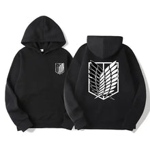 Load image into Gallery viewer, Anime Inspired Hooded Sweatshirt Casual Loose Pullover Tops Unisex Boys Girls Streetwear Long Sleeve Hoodie Daily Wear Clothing
