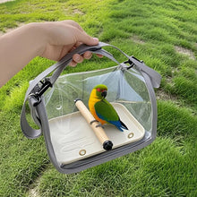 Load image into Gallery viewer, Portable Bird Travel Bag With Stand &amp; Removable Straps Breathable Design Suitable for Small Pets and Birds Parrots Hamsters
