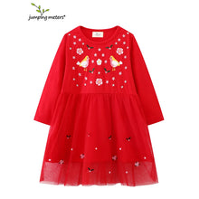 Load image into Gallery viewer, Princess Floral Embroidered Girls Dress
