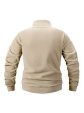 Load image into Gallery viewer, Modern Stand Collar Zip Pullover
