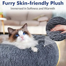 Load image into Gallery viewer, 40-90cm 6 Sizes Round Pet Bed for Large Dog Bed Super Soft Cat Bed Plush Dog House for Medium Dog House Winter Warm Sleeping

