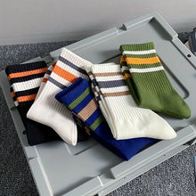 Load image into Gallery viewer, Colorful Stripe Casual Socks
