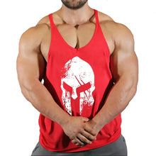 Load image into Gallery viewer, Gym T-shirts Muscle Men's Clothes Workout Fitness Shirt Singlets Tank Top Vest Man Sportswear Muscular Bodybuilding Stringer

