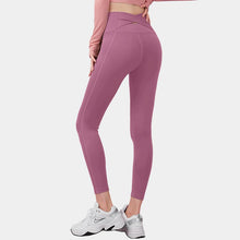 Load image into Gallery viewer, Yoga Pants For Women Elastic High Waist Cross Back Seamless Leggings Hip Lift Gym Tight Sportswear Fitness Sports Leggings
