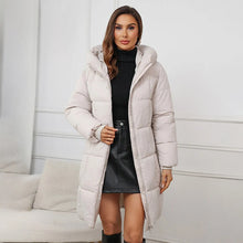 Load image into Gallery viewer, Hooded Quilted Winter Long Parka
